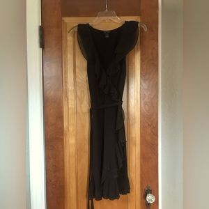 WHBM black cocktail dress size 2